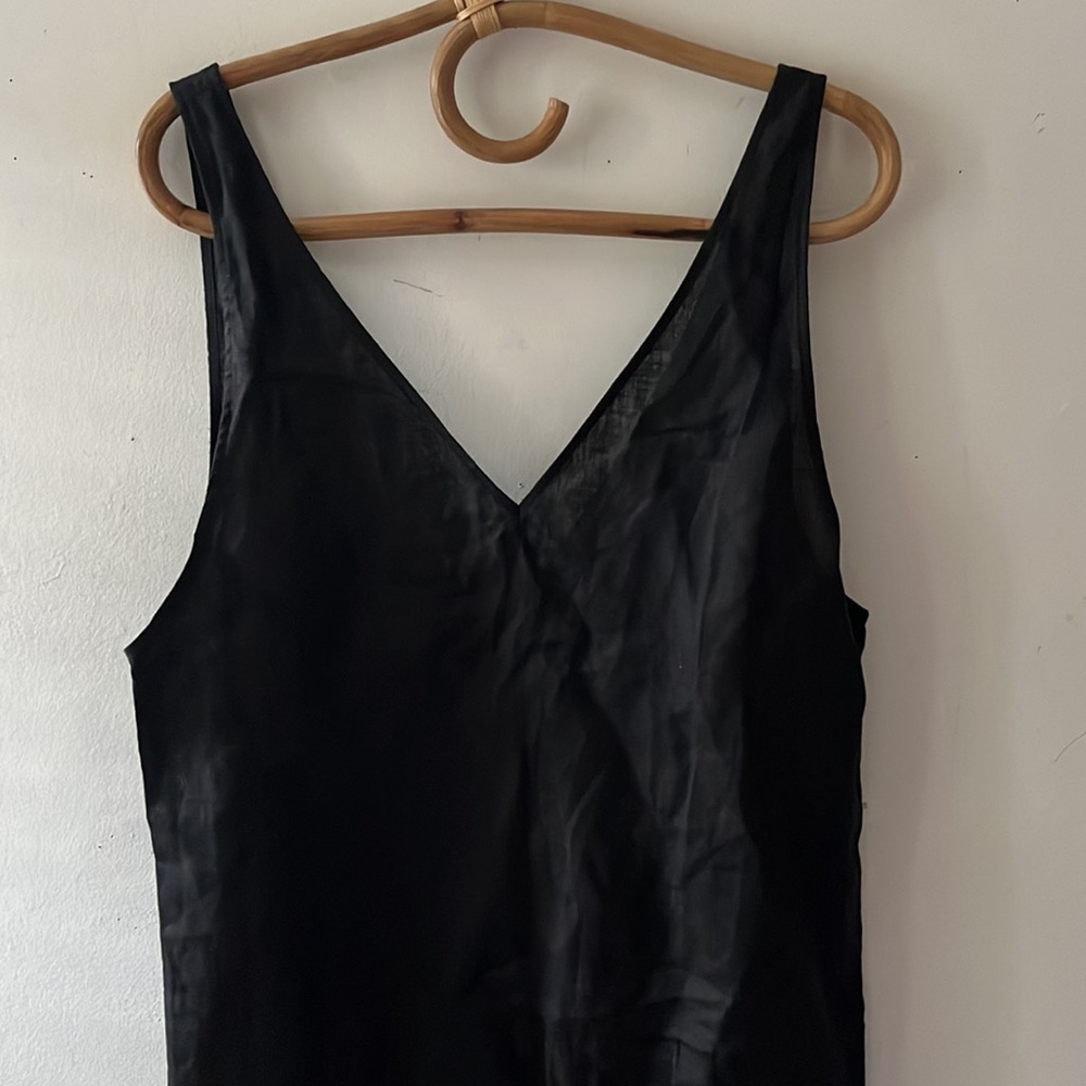 Reformation Monique Dress Linen Midi